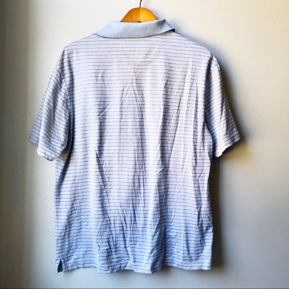 Jos A. Bank Golf Shirt Blue and Orange Sz XL - Picture 3 of 8